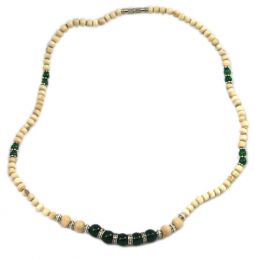 Ornate Tulasi Neckbeads with Aventurine 3mm